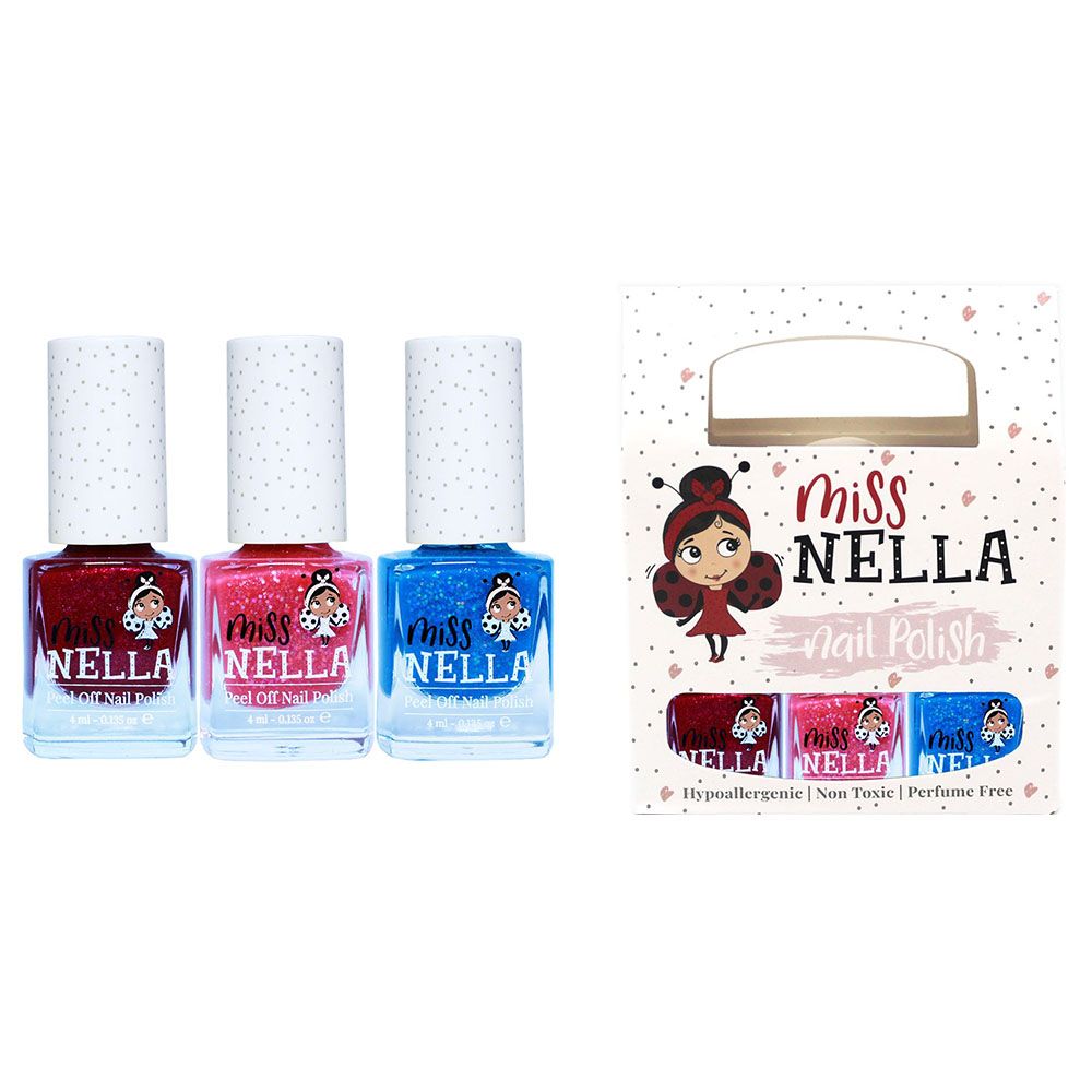 Miss Nella - Winter Glitters Nail Polish Pack of 3