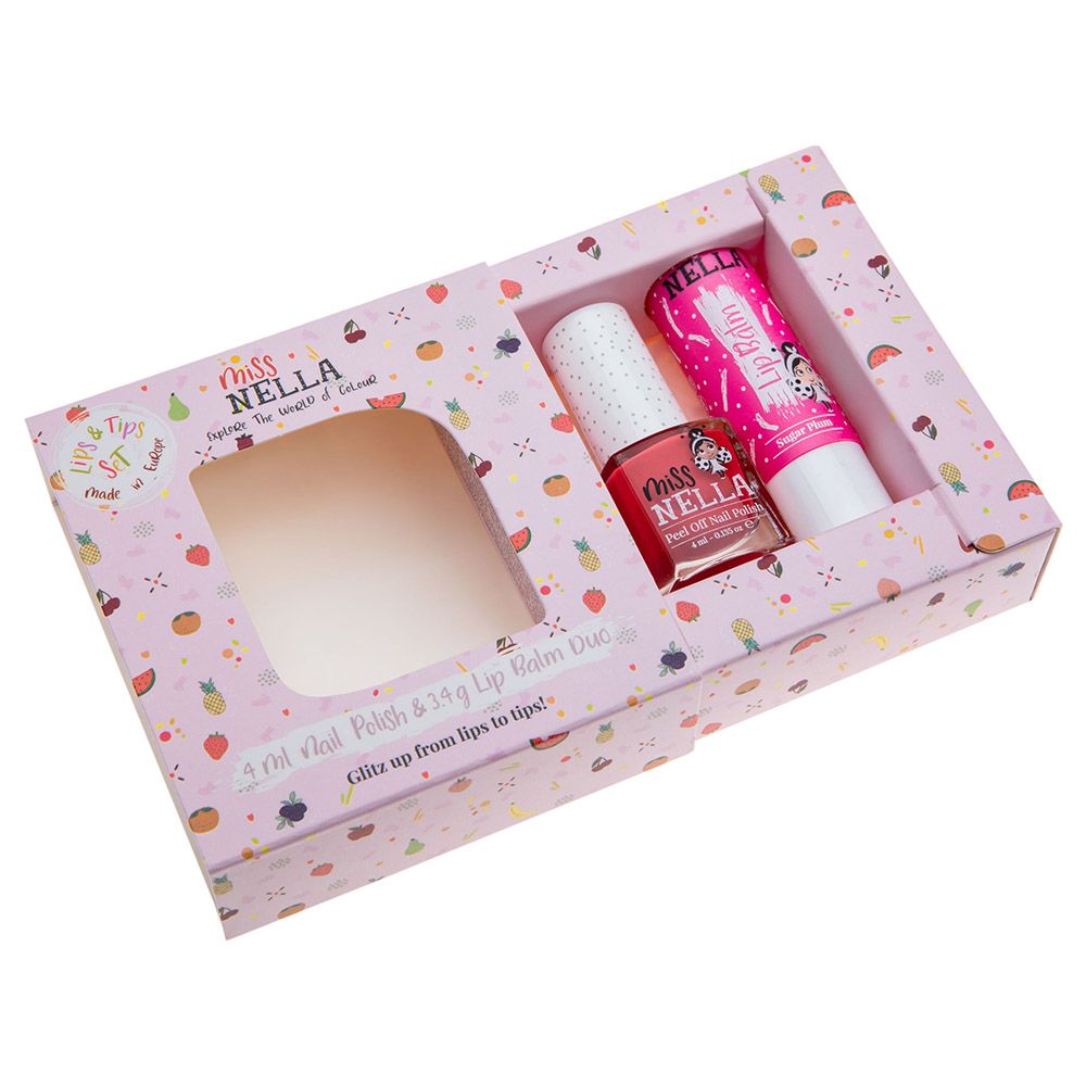 Miss Nella - Sugar Plum Lip Balm & Nail Polish