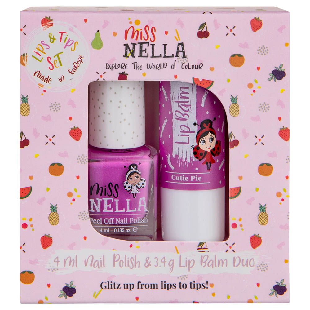 Miss Nella - Cutie Pie Lip Balm & Nail Polish