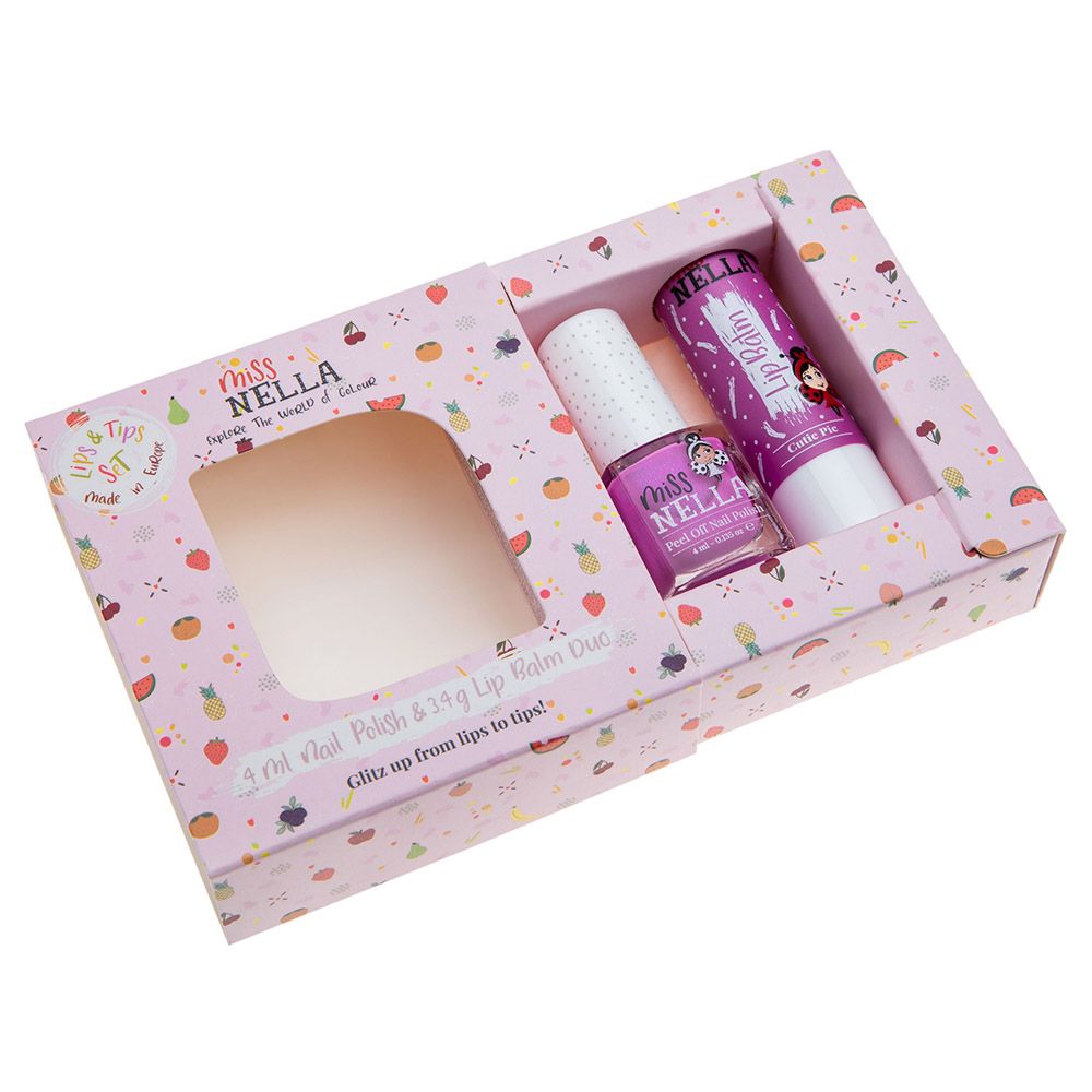 Miss Nella - Cutie Pie Lip Balm & Nail Polish