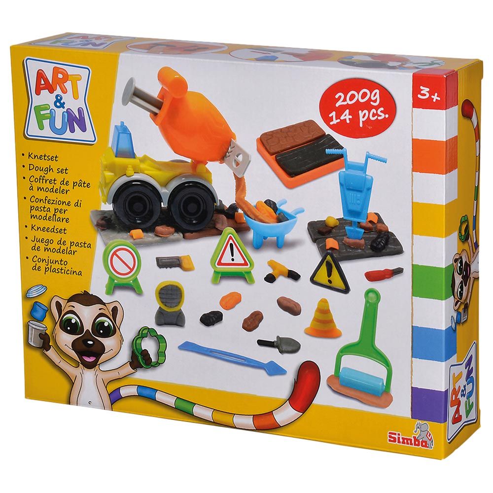 Simba - Art & Fun Dough Construction Set - 14pcs