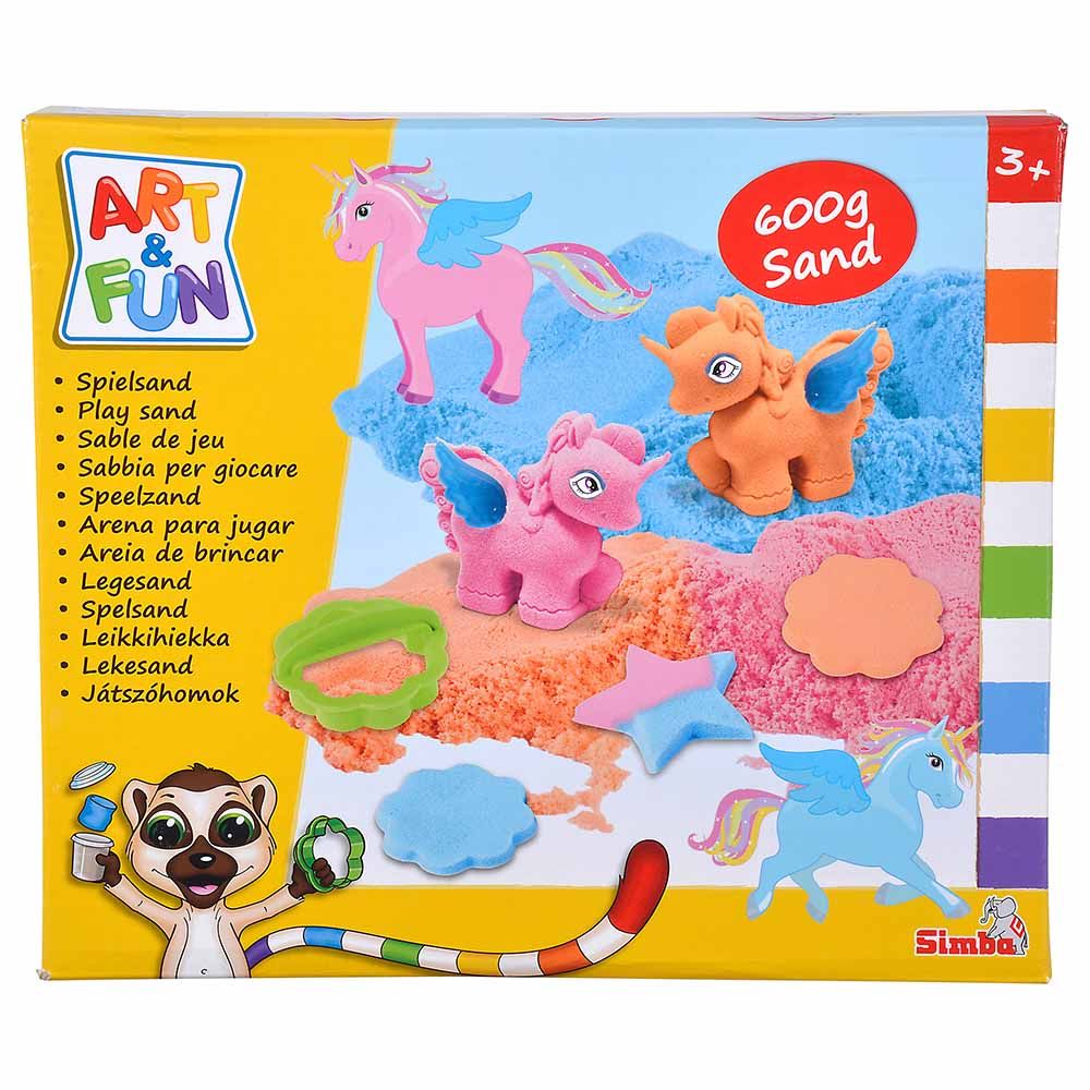 Simba - Art & Fun Playsand Set - 600g - Unicorn