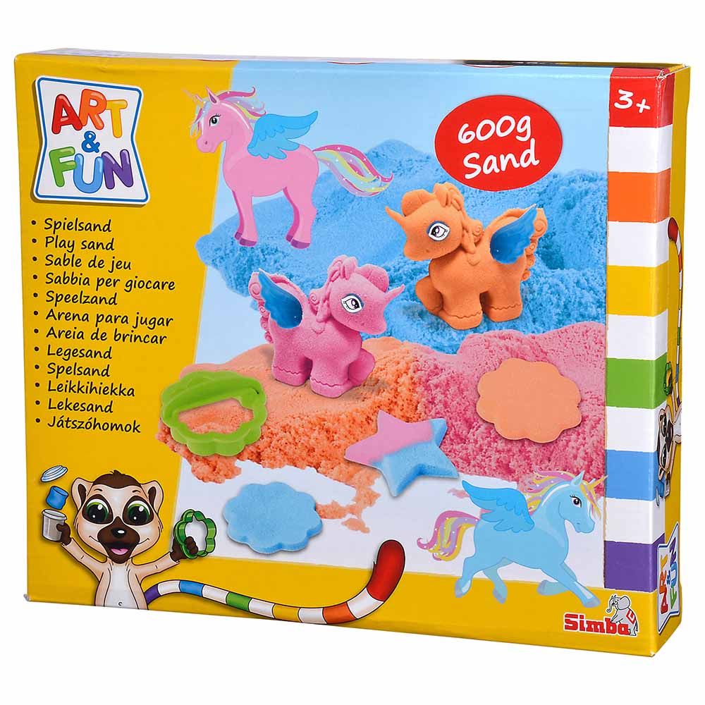 Simba - Art & Fun Playsand Set - 600g - Unicorn