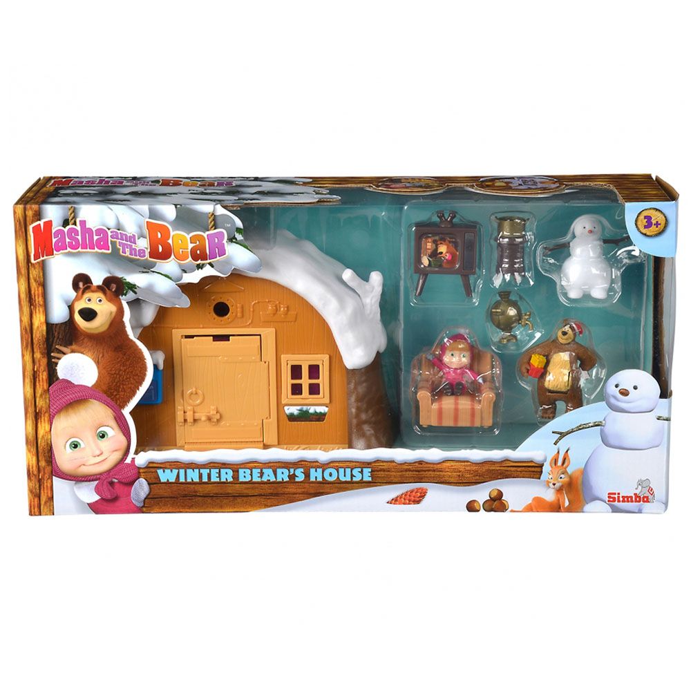 Simba - Masha & The Bear Masha Playset - Winter Bear's House