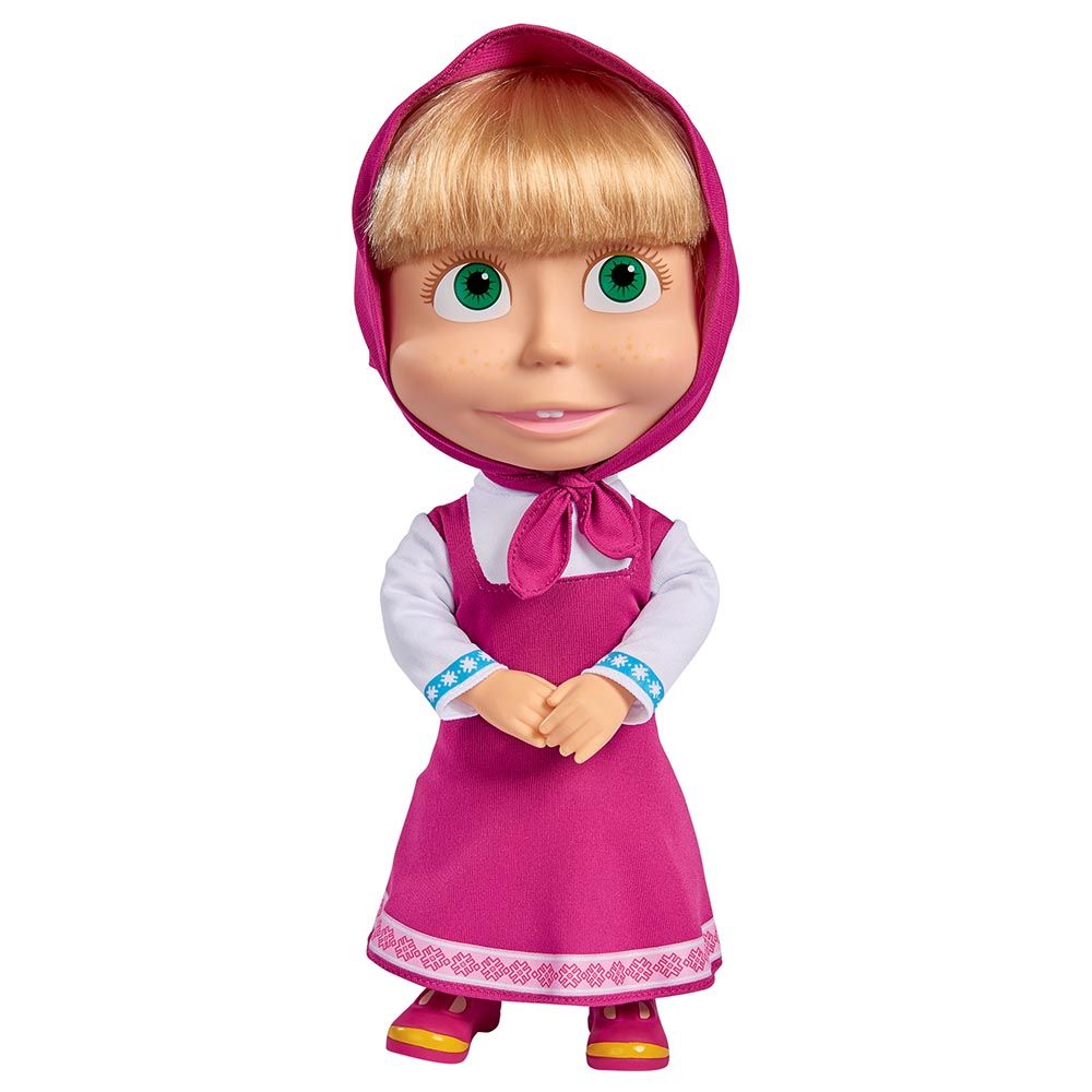 Masha & The Bear - Doll With 2 Extra Dresses 30cm