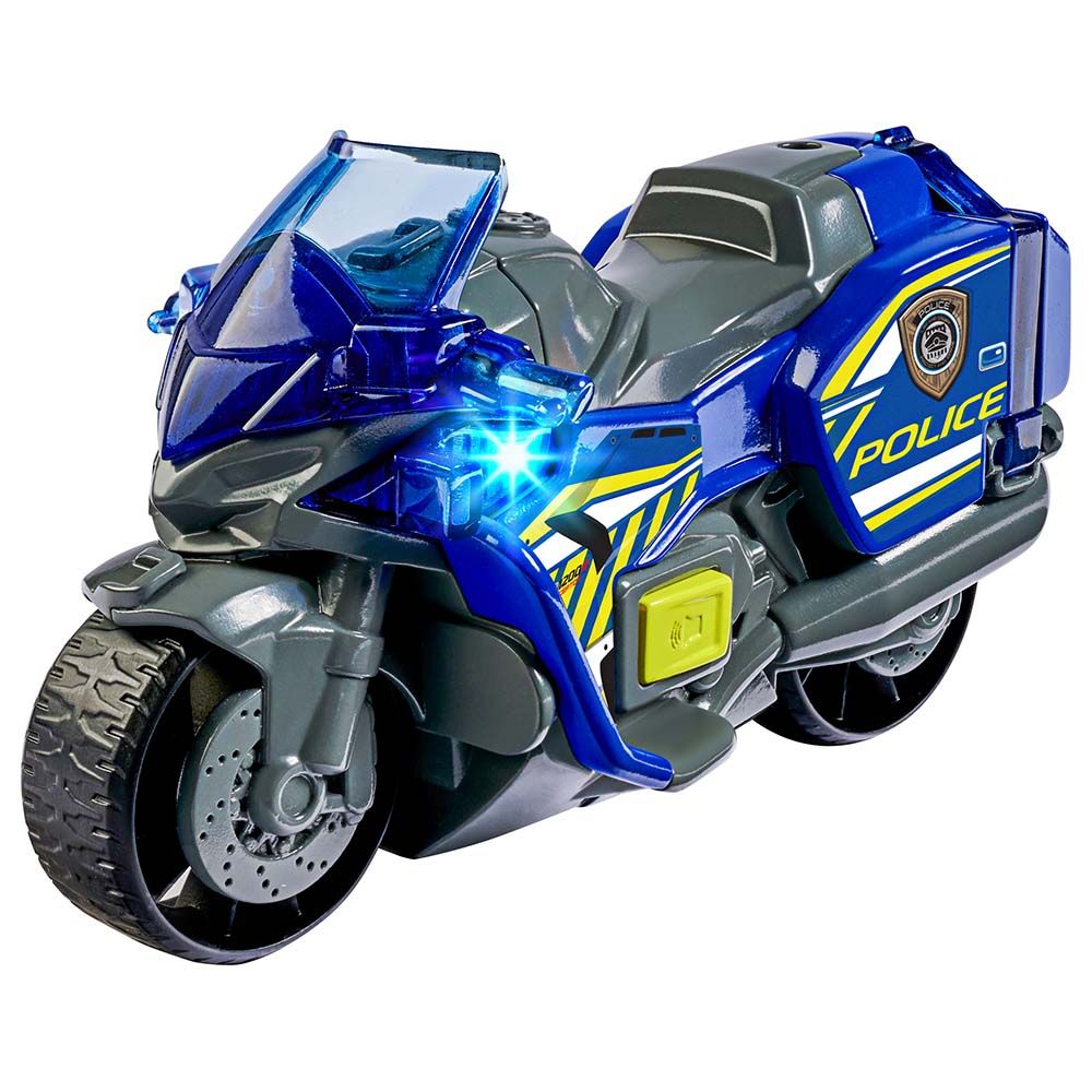 Dickie - Police Motorbike - Blue