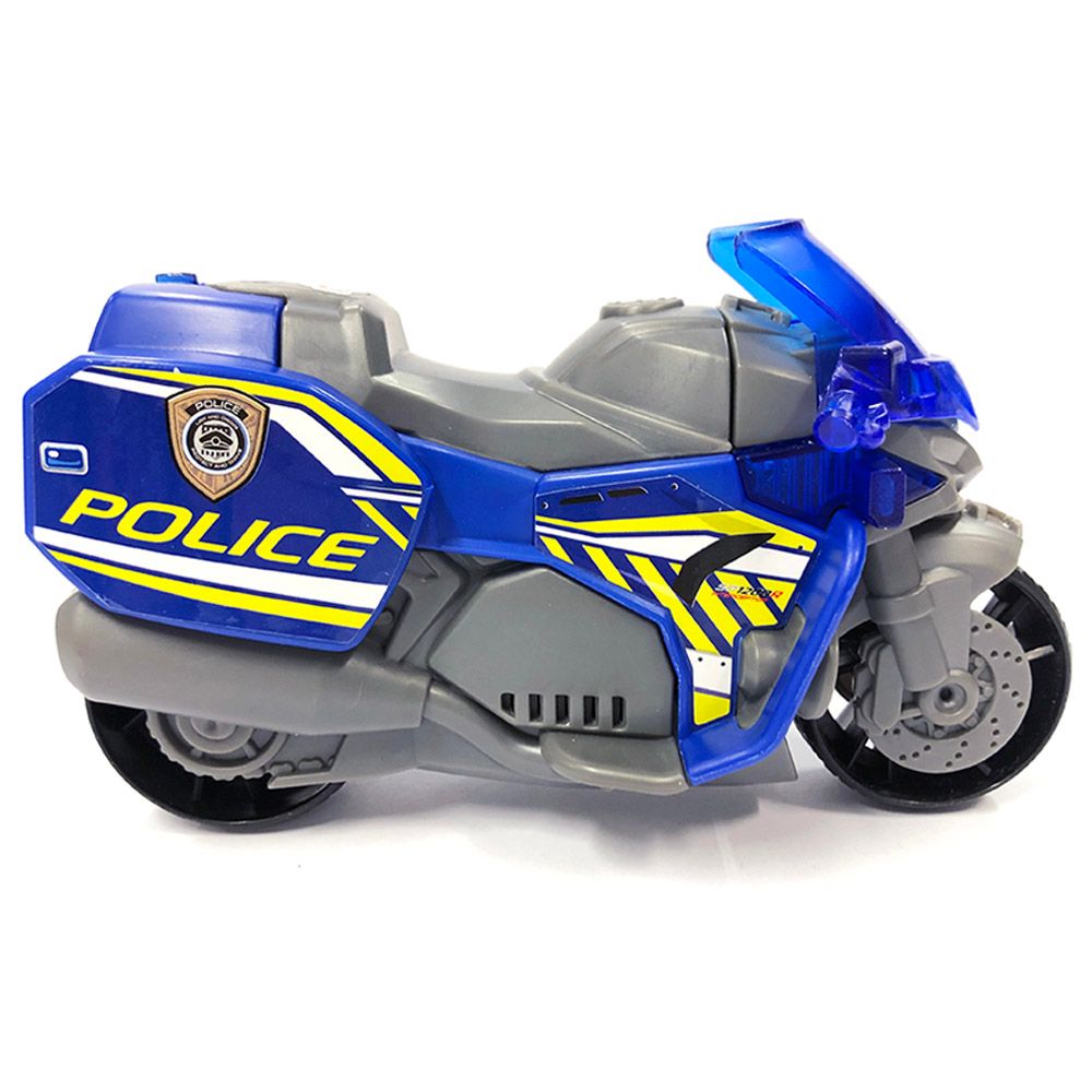 Dickie - Police Motorbike - Blue