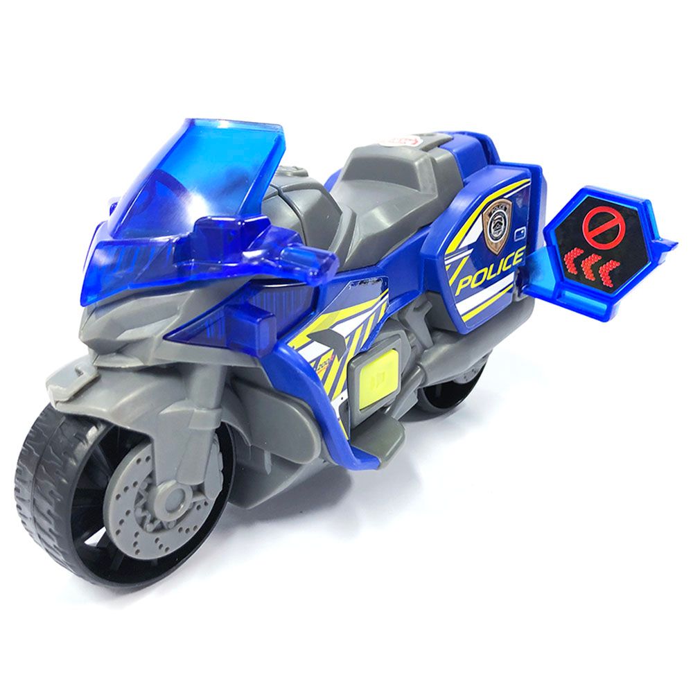 Dickie - Police Motorbike - Blue