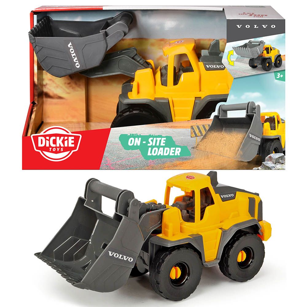 Dickie - Volvo On Site Loader - Yellow