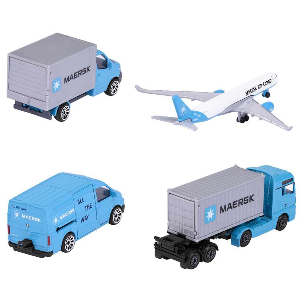 Majorette - Logistic Maersk Giftpack - 4pcs