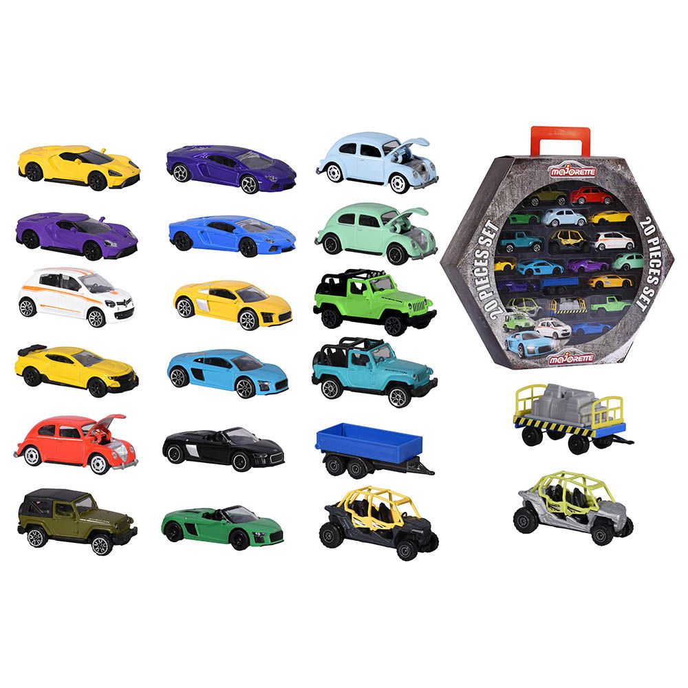 Majorette - Cars Gift Set - Pack of 20