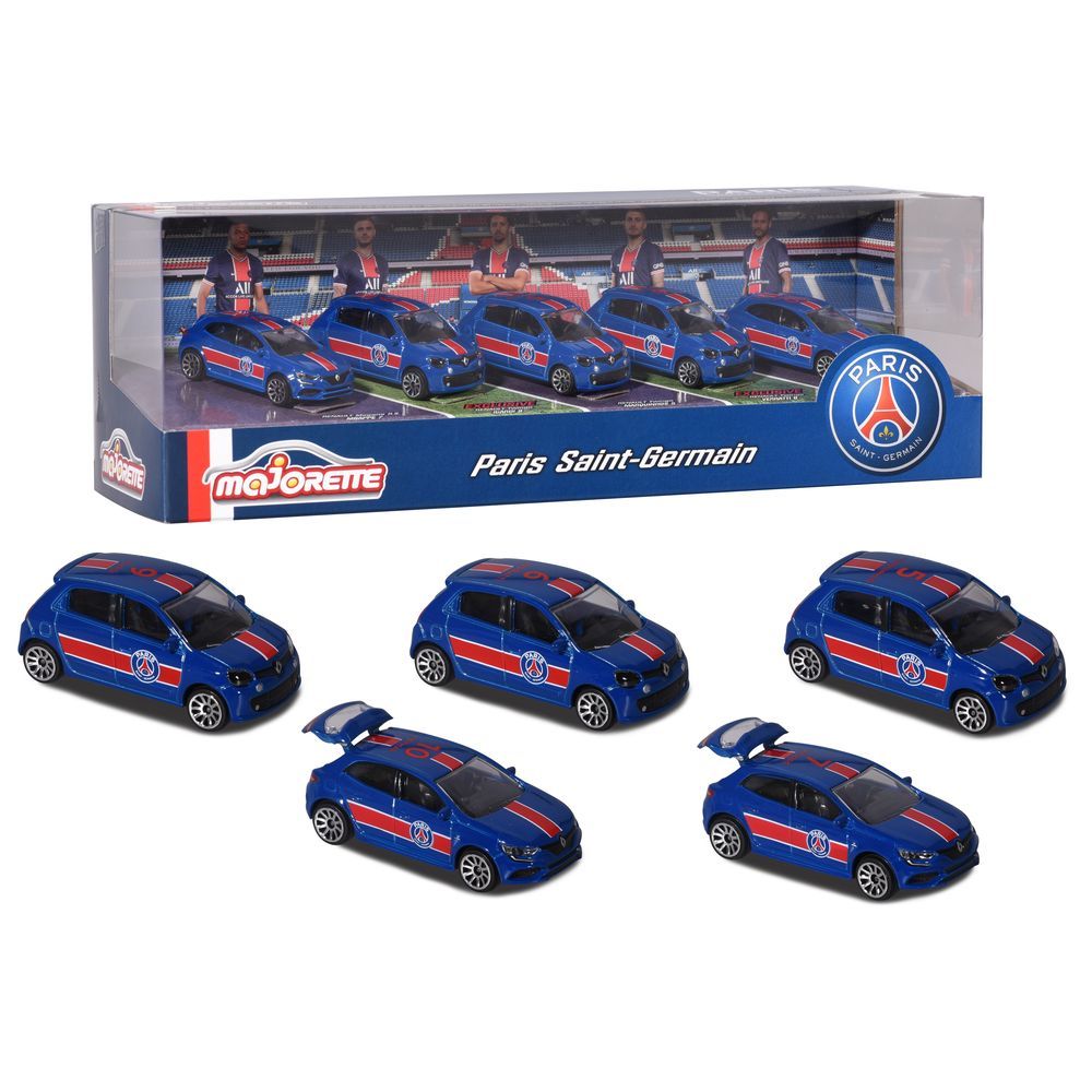 Majorette - Paris Saint Germain Cars Giftset - Pack of 5