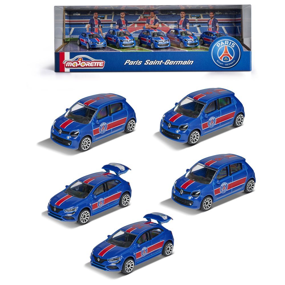 Majorette - Paris Saint Germain Cars Giftset - Pack of 5