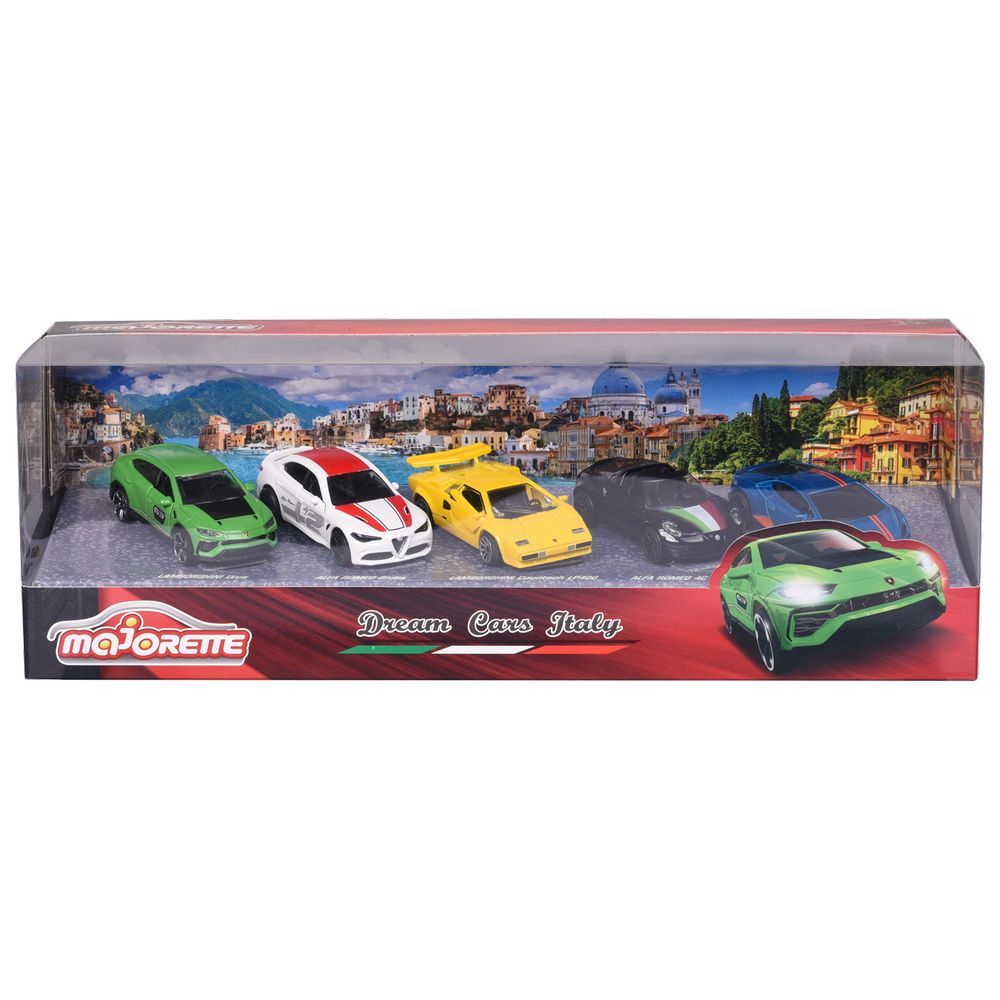 Majorette - Dream Cars Italy Cars Giftset - Pack of 5