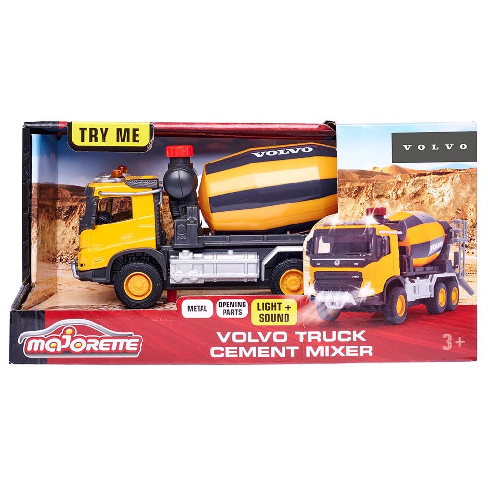 Majorette - Volvo FMX Mixer - Yellow