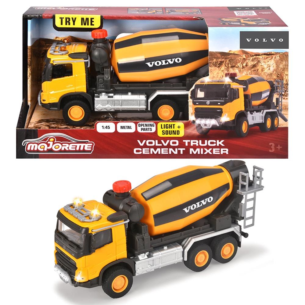 Majorette - Volvo FMX Mixer - Yellow