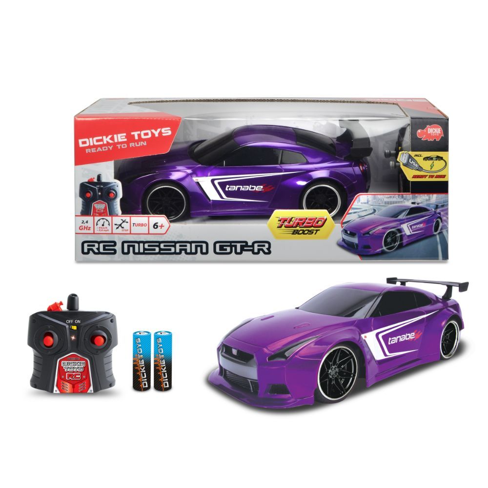 Dickie - R/C Nissan GT-R - Purple