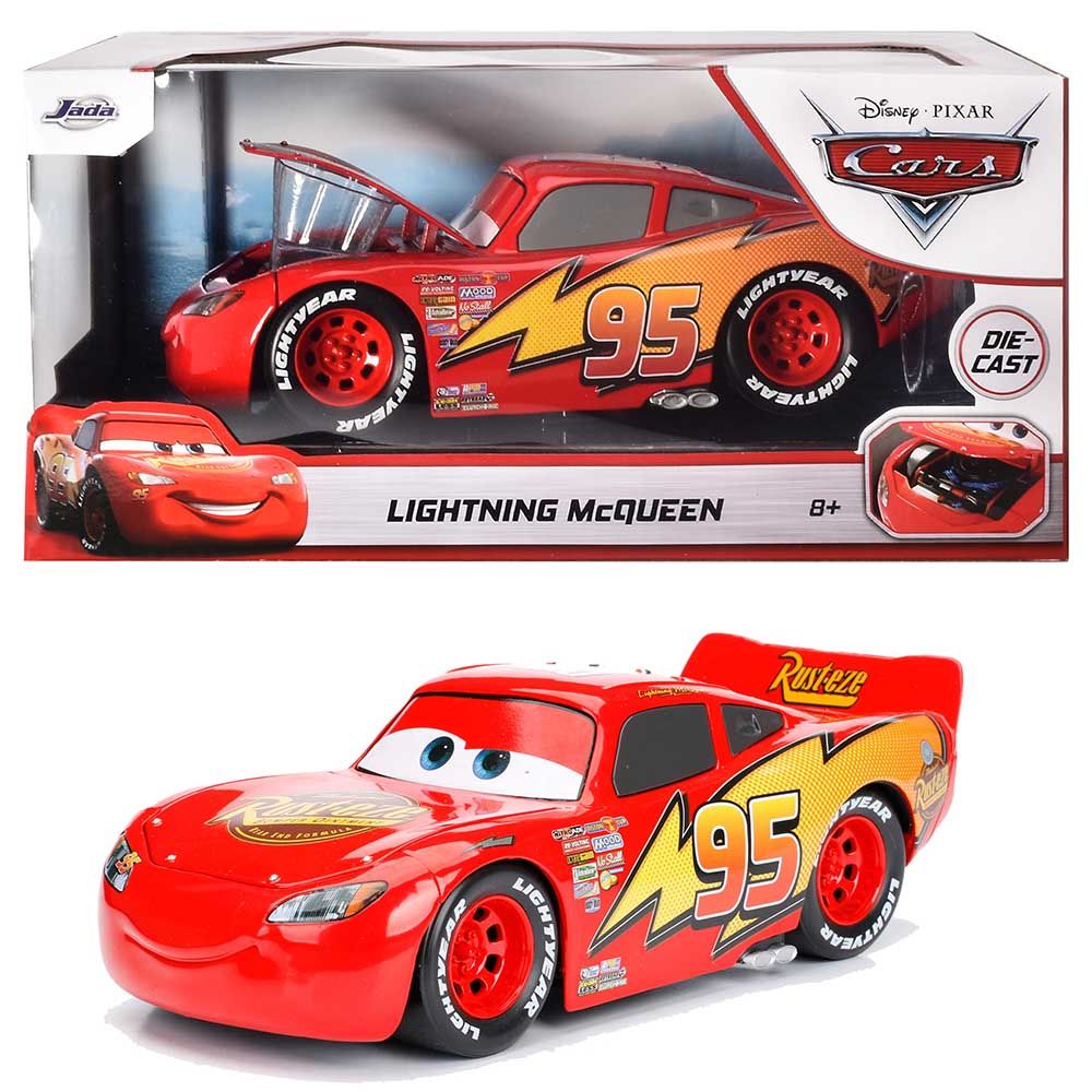 Jada - Lightning Mcqueen Car 1:24 - Red