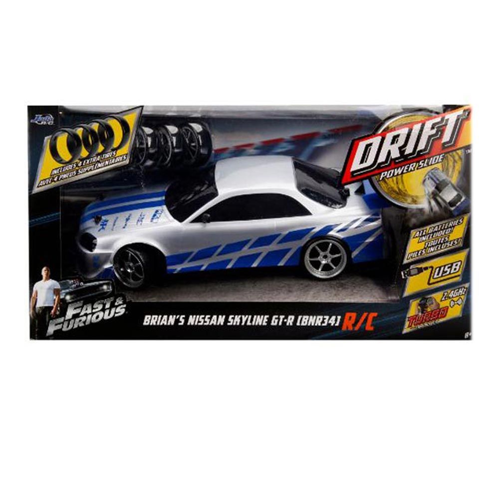 Jada - Fast & Furious R/C Nissan Skyline GTR 1:10