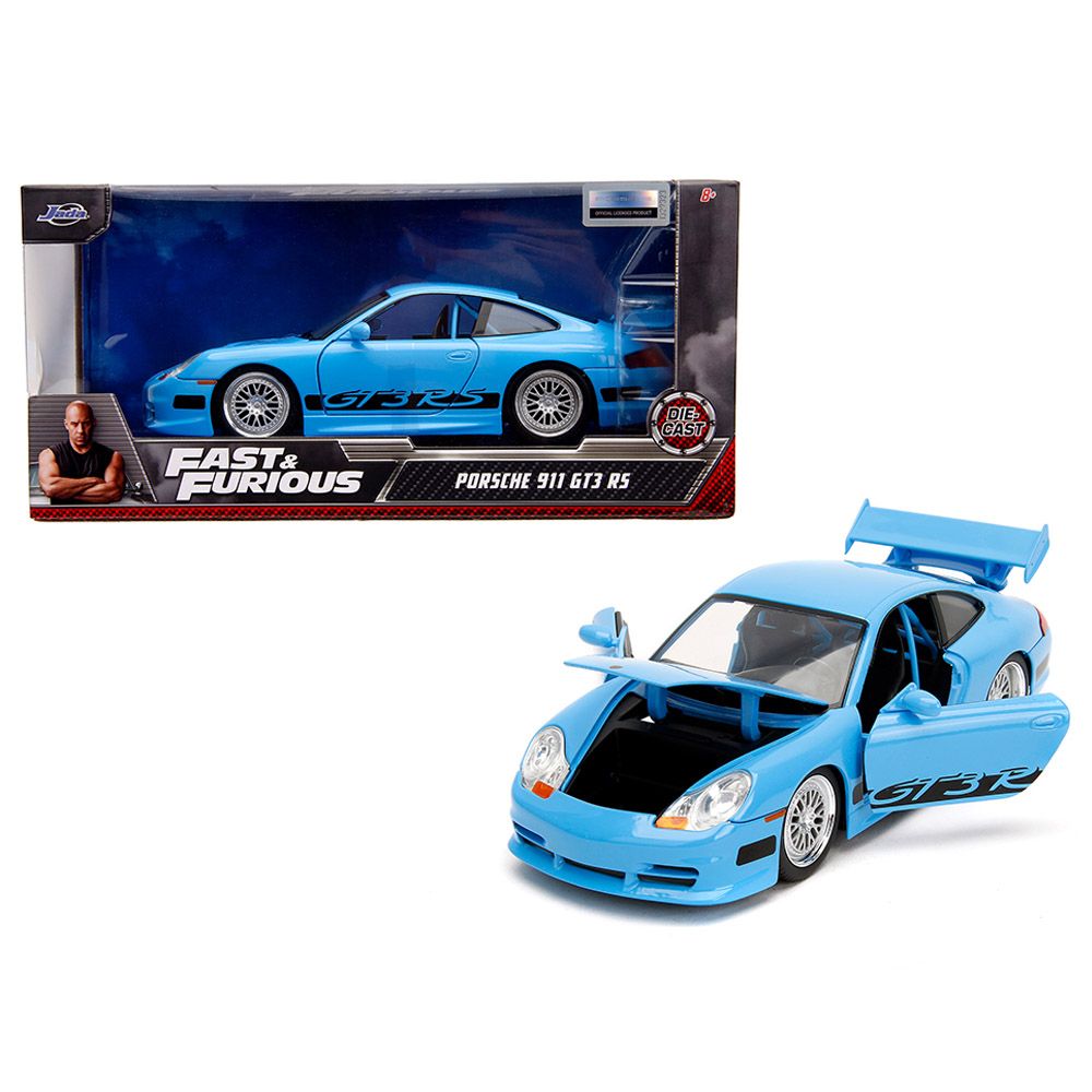 Jada - Fast & Furious Brian's Porsche 911 Gt3 R5 - Blue