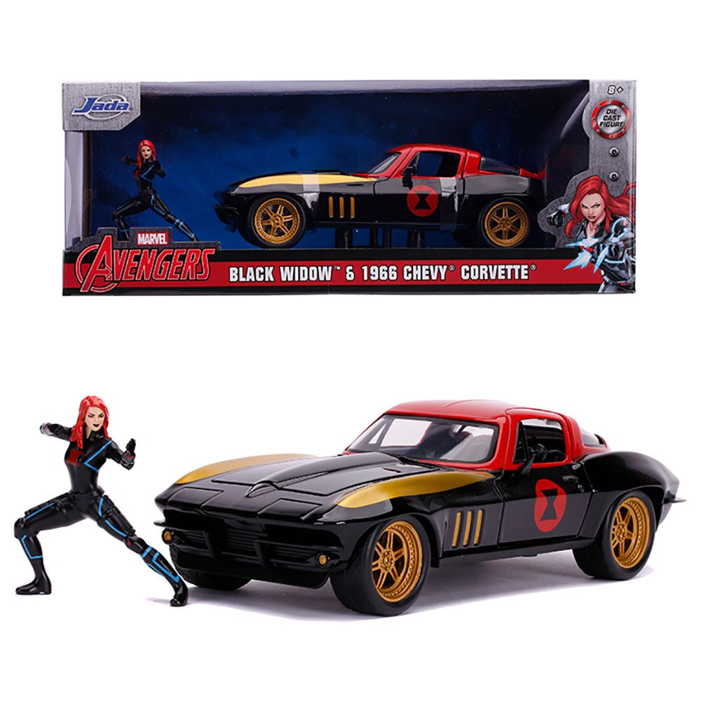 Jada - Marvel Black Widow 1966 Chevy 1:24