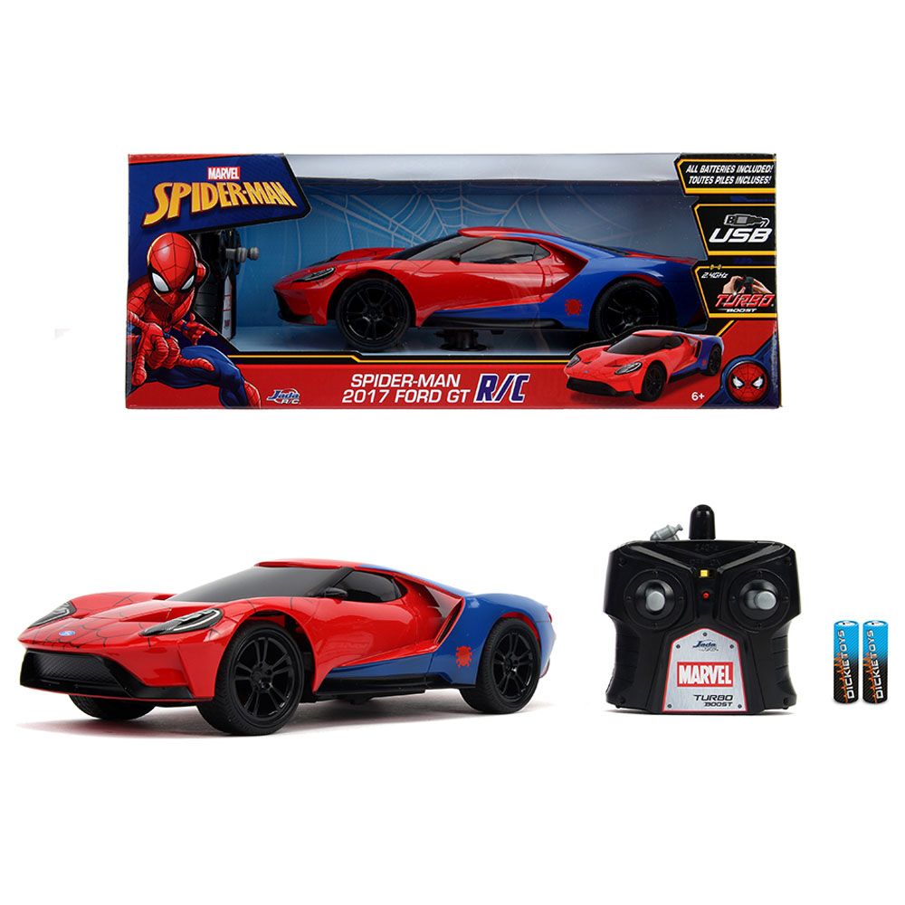 Jada - Marvel RC Spiderman 2017 Ford GT 1:16