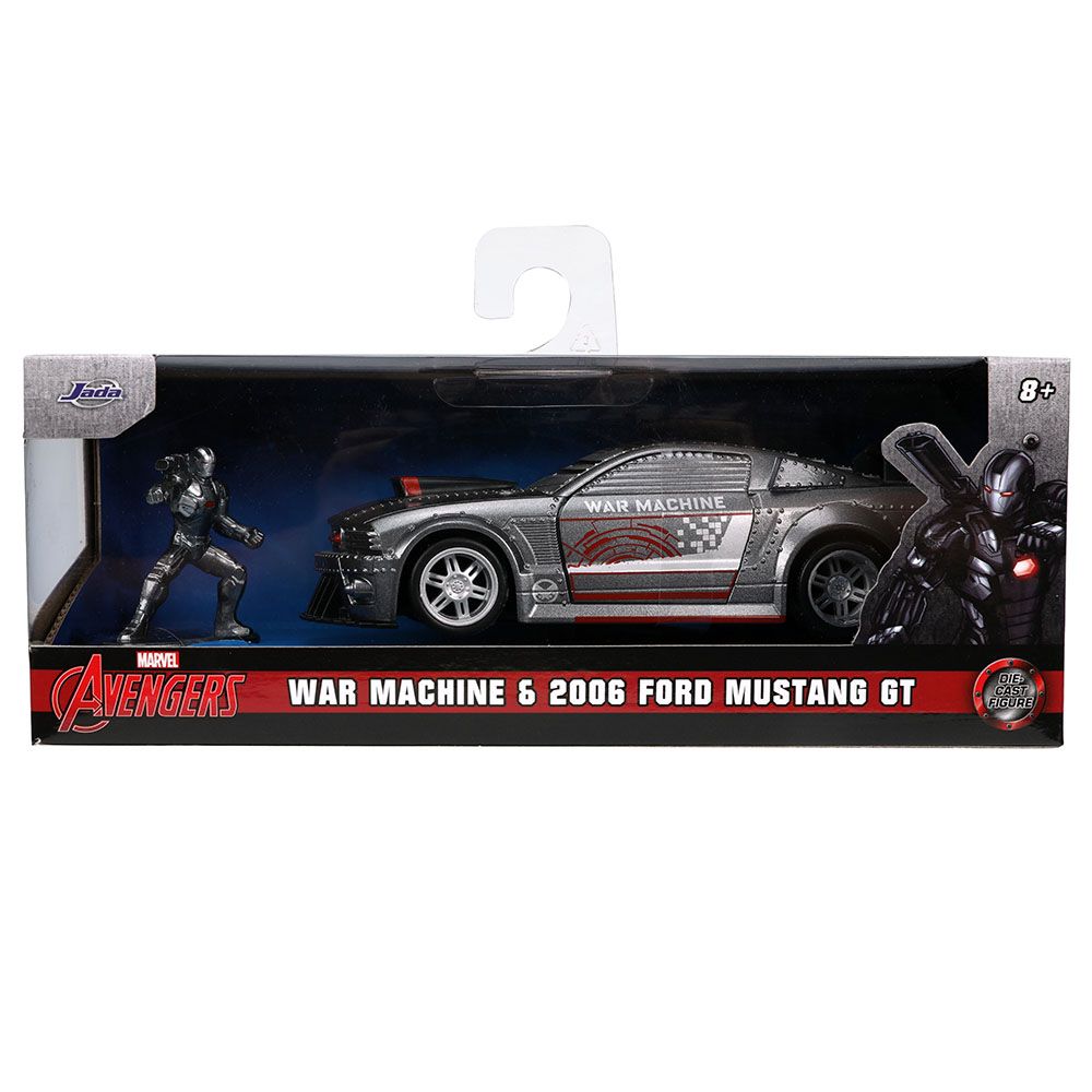 Jada - Marvel War Machine 2006 Ford Mustang Gt 1/32 - Grey