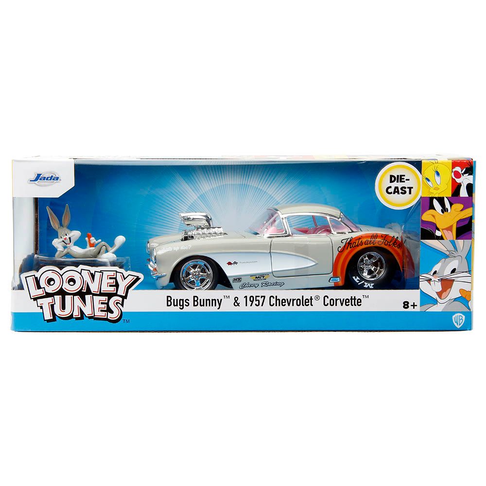 Jada - Looney Tunes 1967 Chevy Corvette 1/24 - Grey