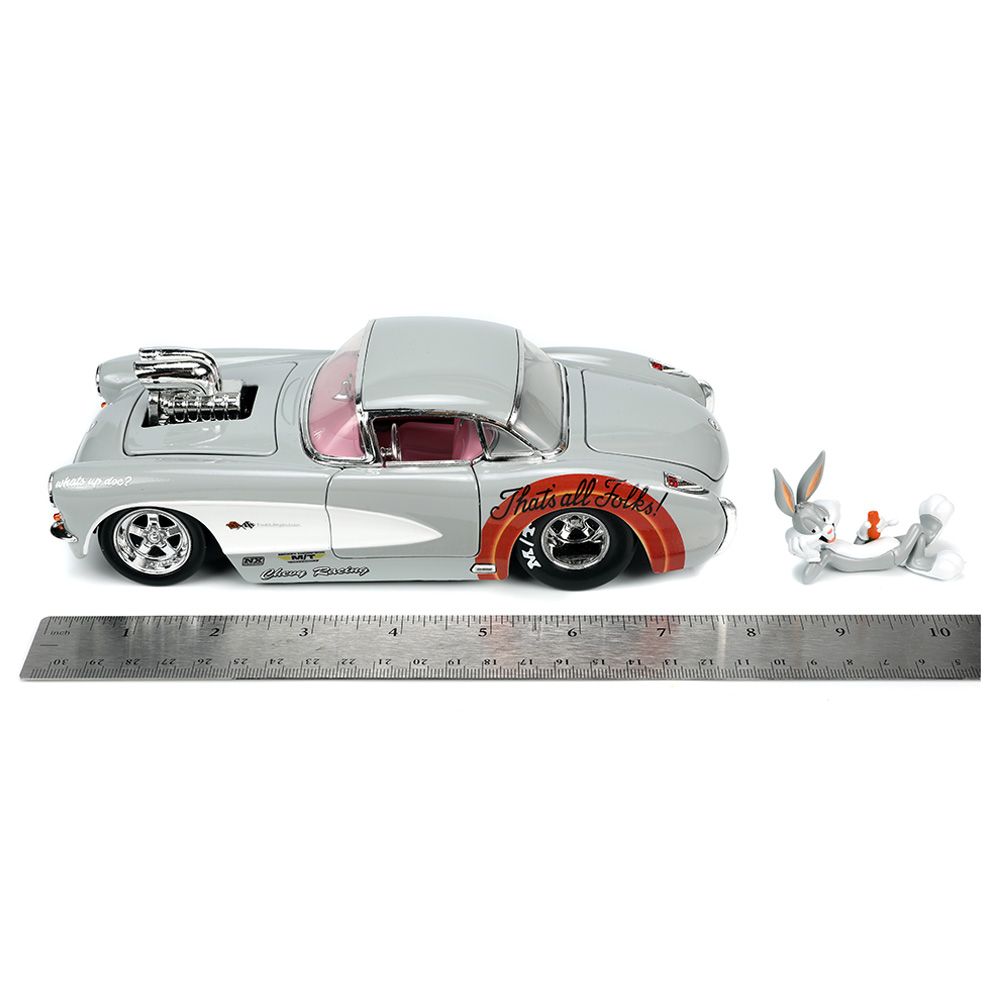 Jada - Looney Tunes 1967 Chevy Corvette 1/24 - Grey