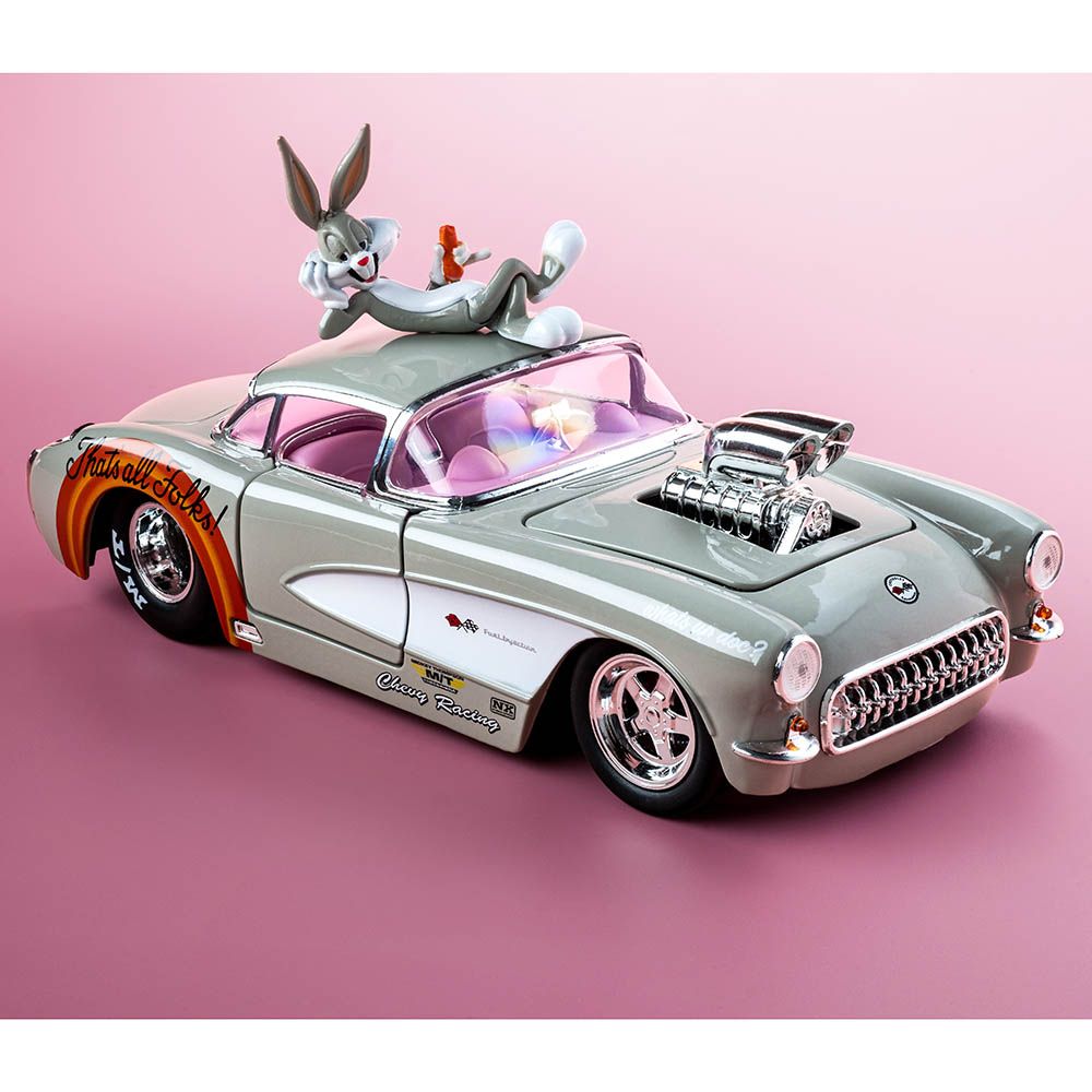 Jada - Looney Tunes 1967 Chevy Corvette 1/24 - Grey