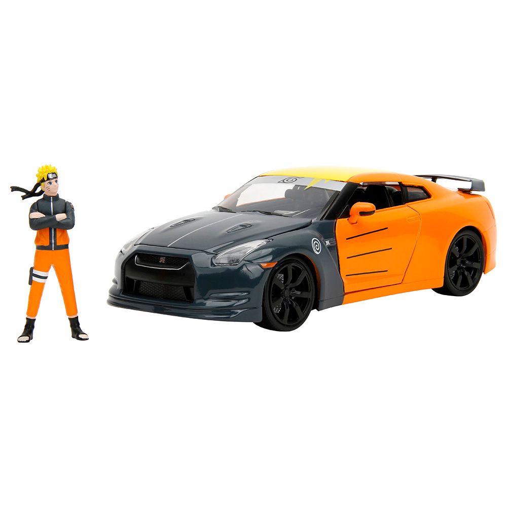 Jada - 1/24 Naruto Figure w/ 2009 Nissan GT-R Car