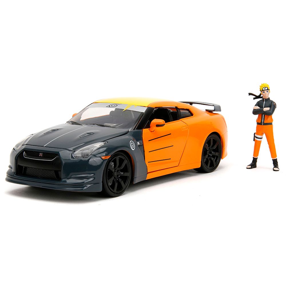 Jada - 1/24 Naruto Figure w/ 2009 Nissan GT-R Car