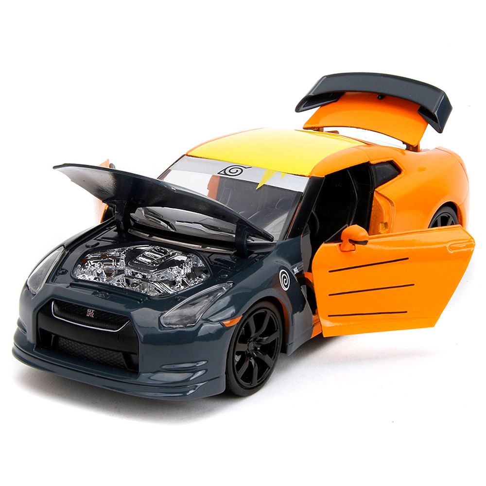 Jada - 1/24 Naruto Figure w/ 2009 Nissan GT-R Car