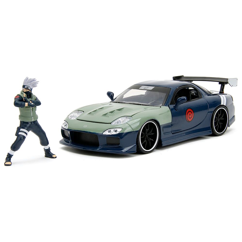 Jada - 1/24 Naruto Figure w/ 1995 Mazda RX-7 Car