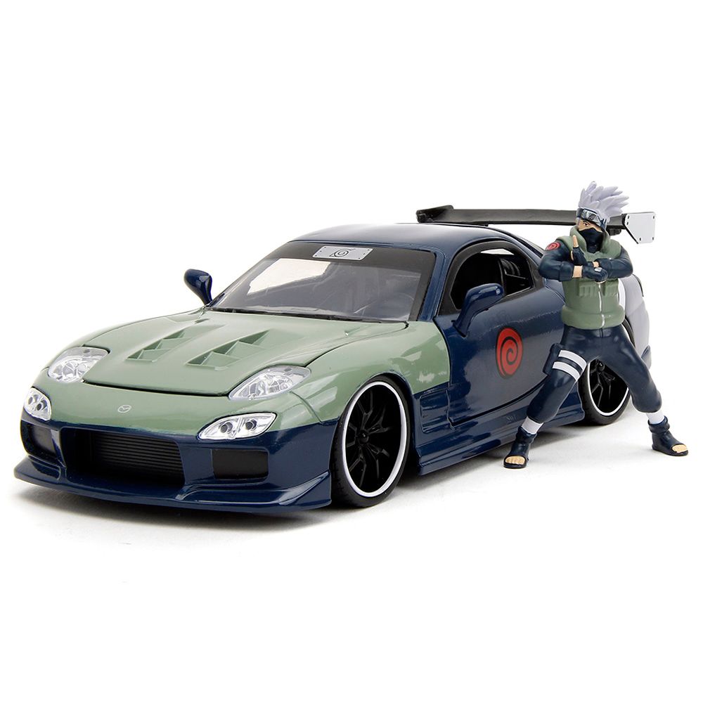 Jada - 1/24 Naruto Figure w/ 1995 Mazda RX-7 Car