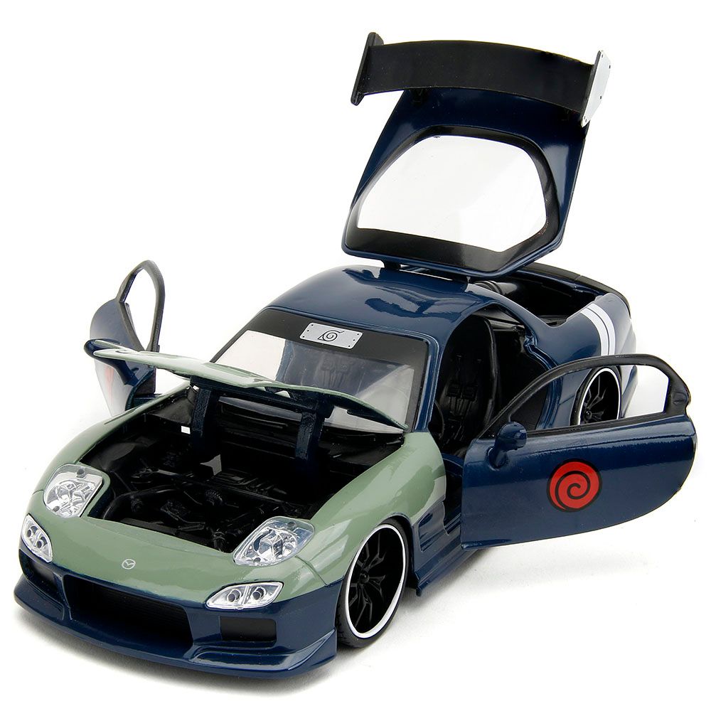 Jada - 1/24 Naruto Figure w/ 1995 Mazda RX-7 Car