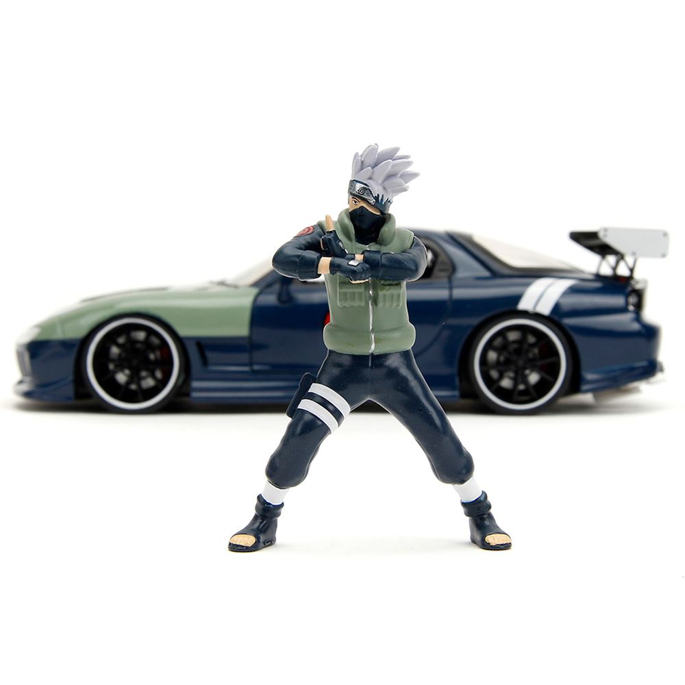 Jada - 1/24 Naruto Figure w/ 1995 Mazda RX-7 Car