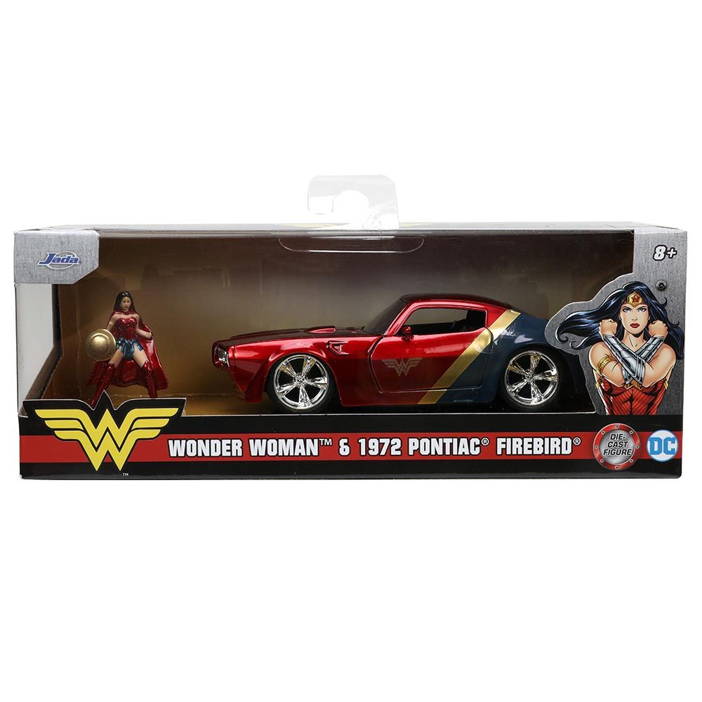 Jada - Wonder Woman 1972 Pontiac Firebird 1/32 - Red