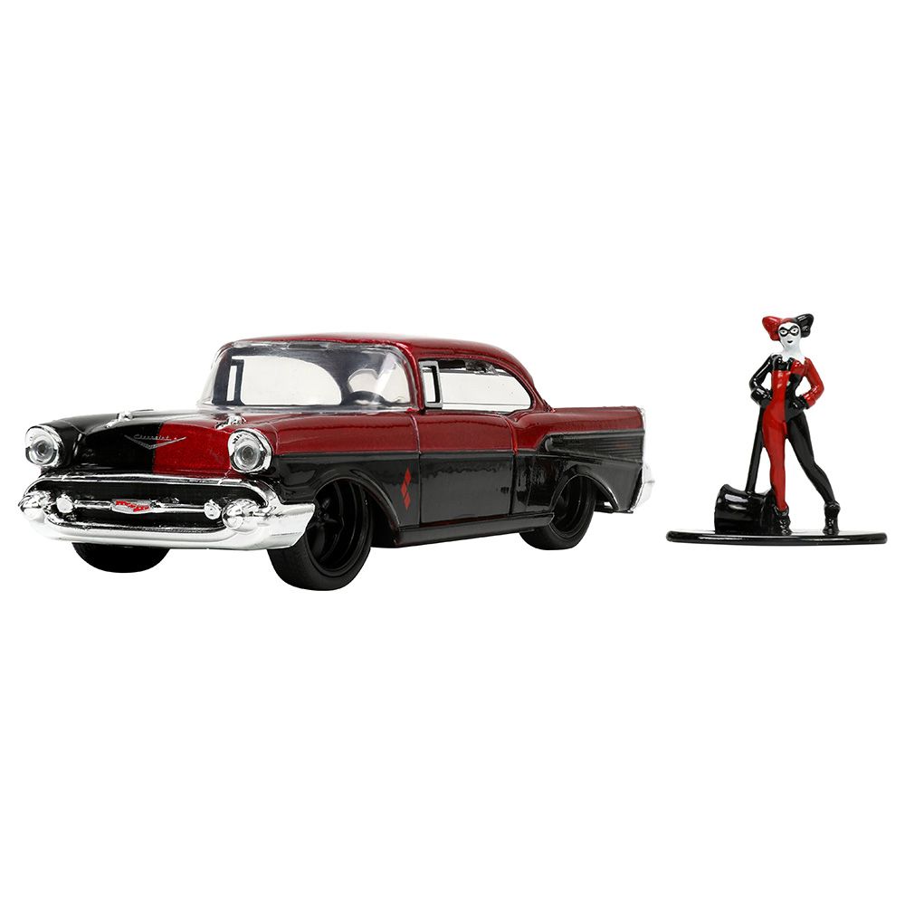 Jada - Harley Quinn 1957 Chevy Bel Air 1/32 - Red