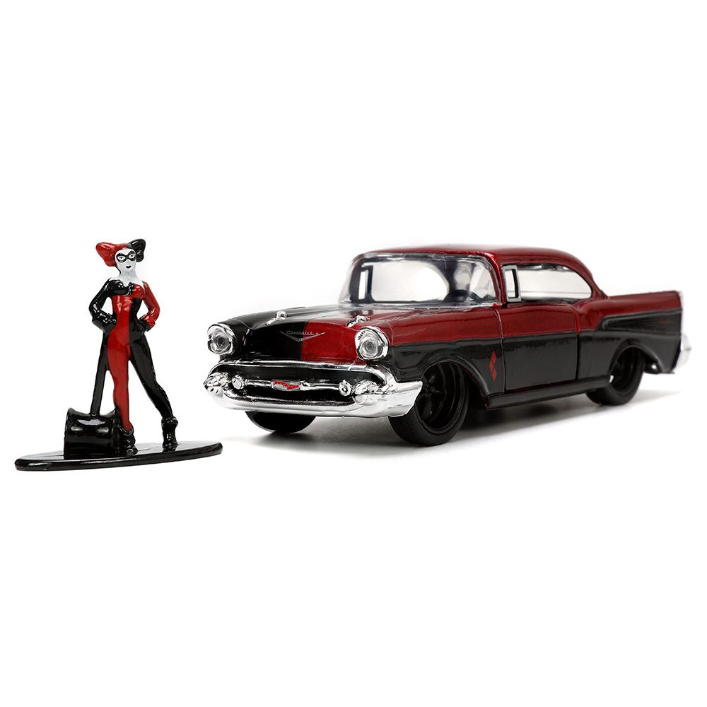 Jada - Harley Quinn 1957 Chevy Bel Air 1/32 - Red