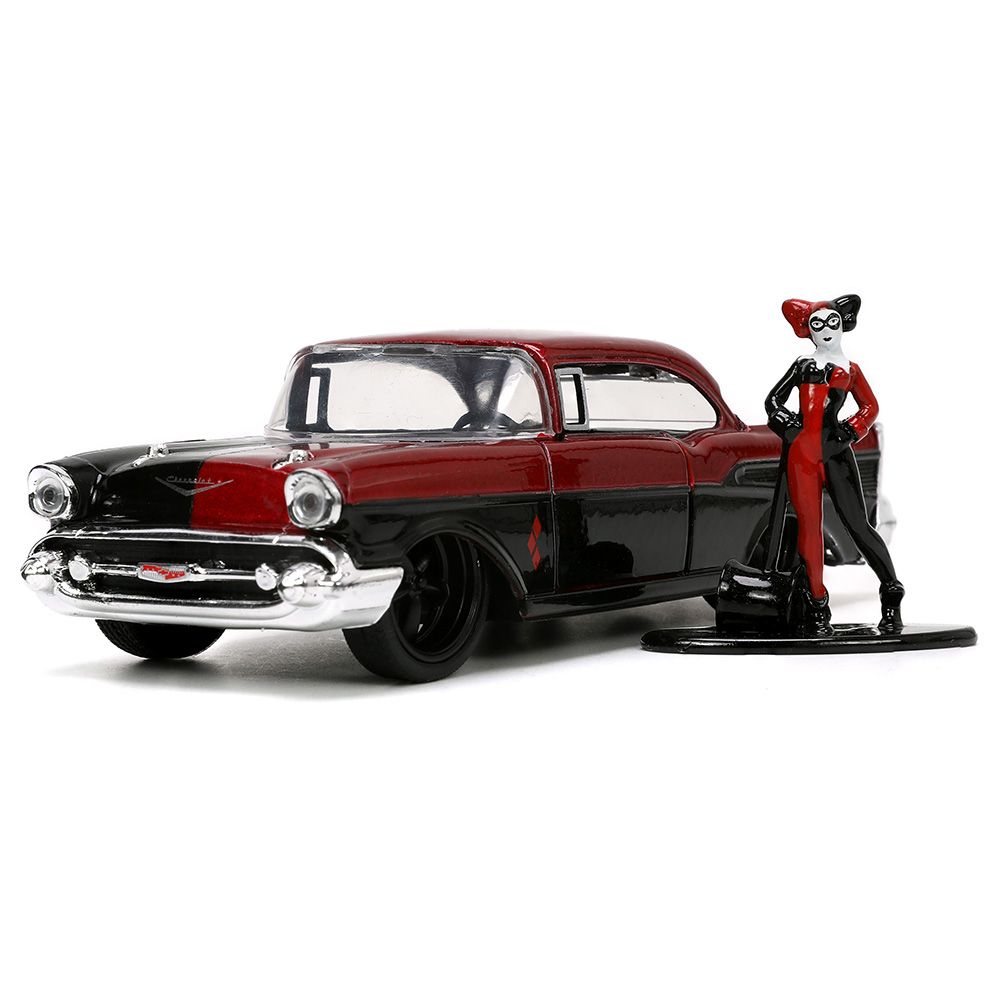 Jada - Harley Quinn 1957 Chevy Bel Air 1/32 - Red