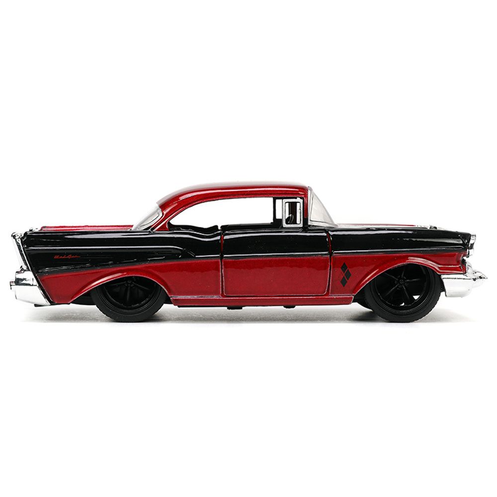 Jada - Harley Quinn 1957 Chevy Bel Air 1/32 - Red