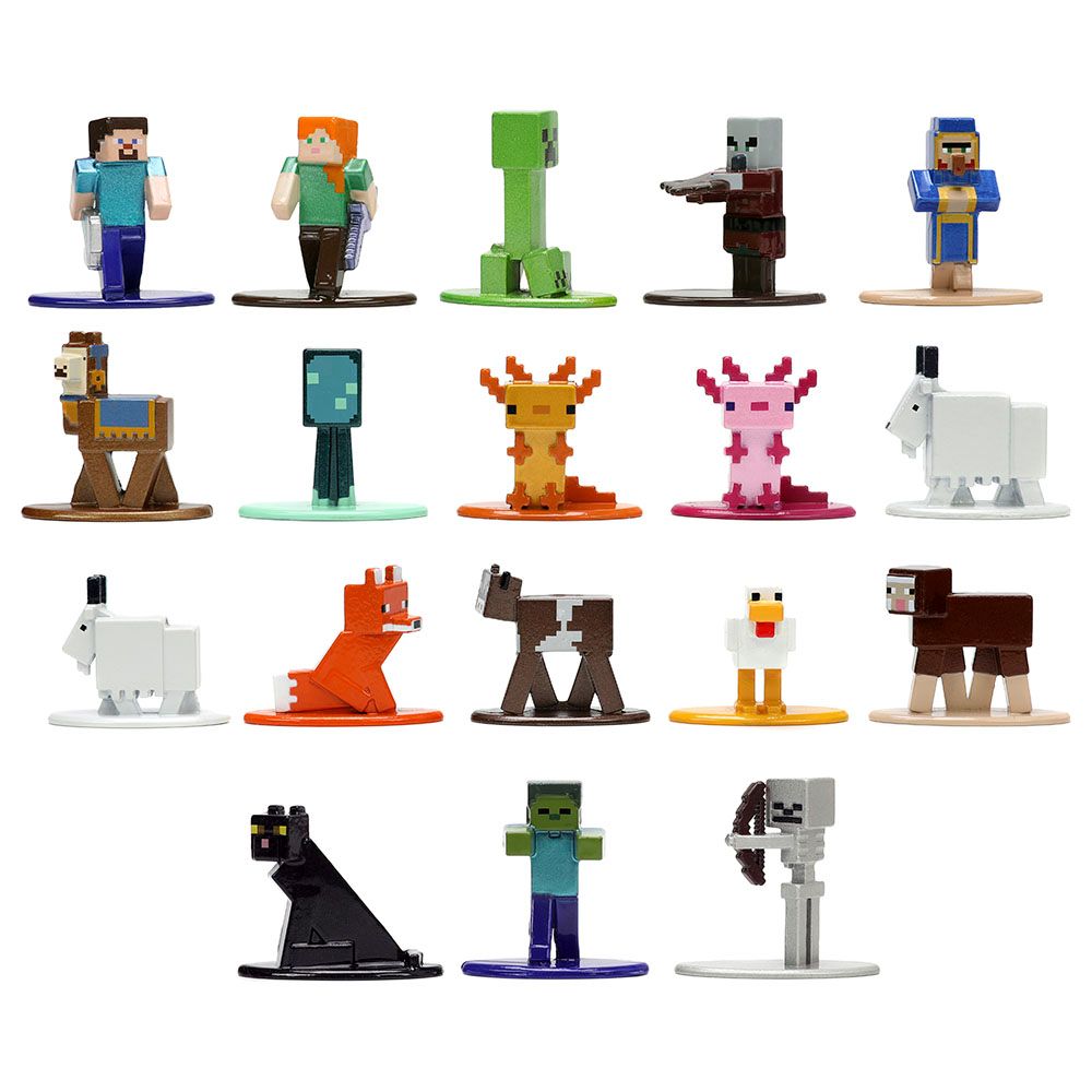 Jada - Minecraft Nano Figures Wave 8 - 18pcs