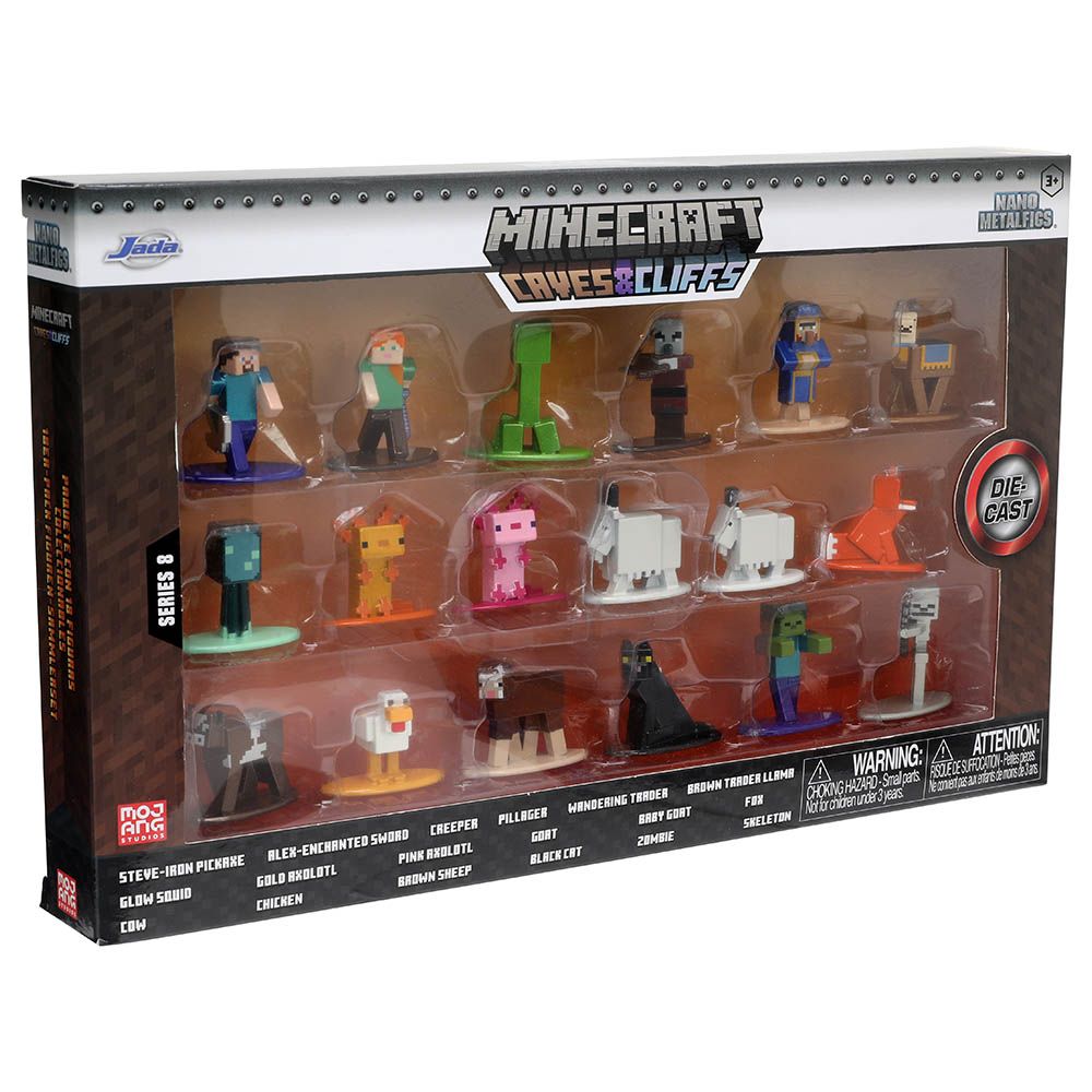 Jada - Minecraft Nano Figures Wave 8 - 18pcs