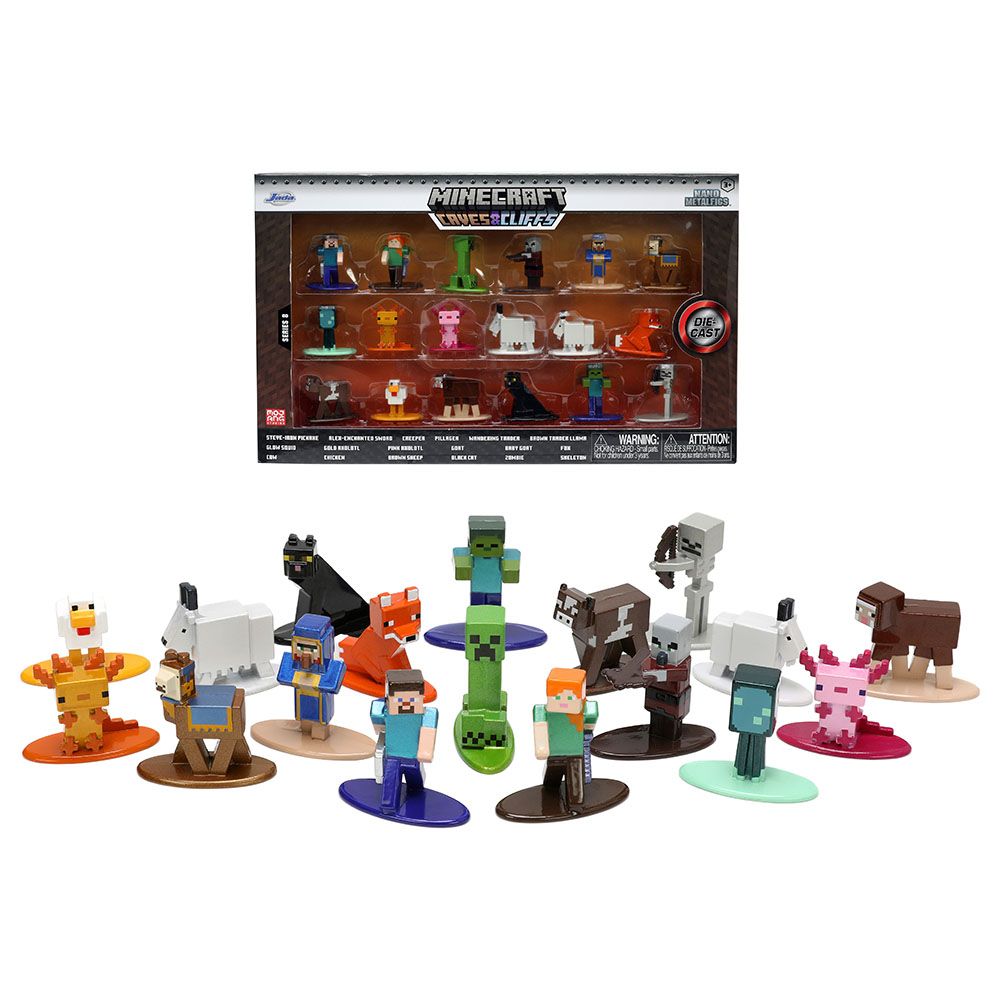 Jada - Minecraft Nano Figures Wave 8 - 18pcs