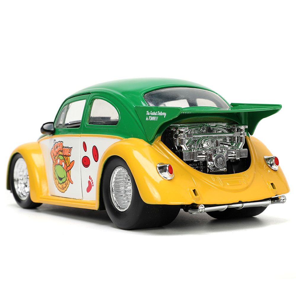 Jada - 1/24 Ninja Turtles Michelangelo w/ 1959 VW Drag Beetle Car