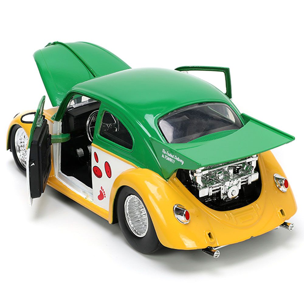 Jada - 1/24 Ninja Turtles Michelangelo w/ 1959 VW Drag Beetle Car