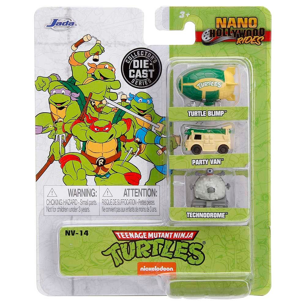 Jada - Ninja Turtles Nano Cars - 3pcs