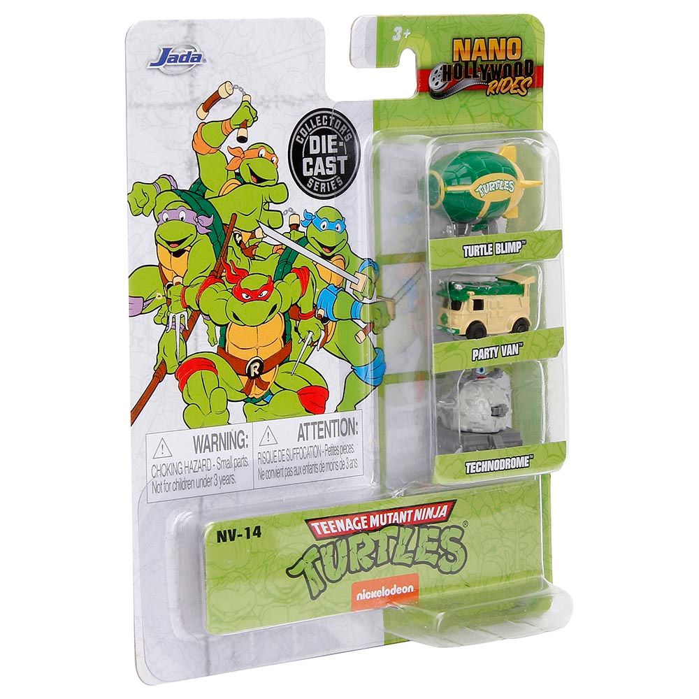 Jada - Ninja Turtles Nano Cars - 3pcs