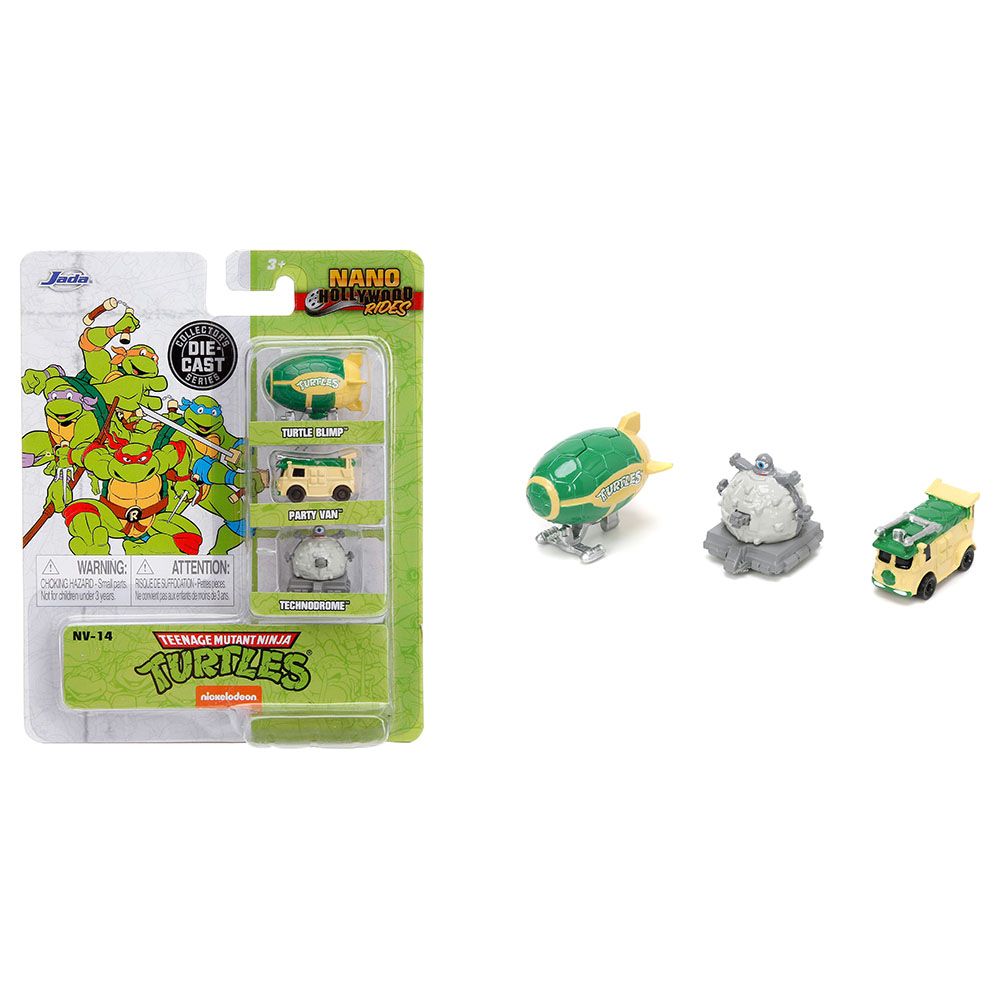 Jada - Ninja Turtles Nano Cars - 3pcs